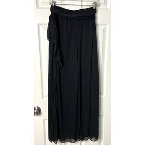 Lane Bryant Full-Leg Dress Pants - Chiffon Overlay & Waist Wrap - 18/20 - NWT